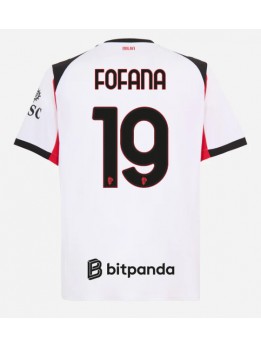 AC Milan Youssouf Fofana #19 Replika Borta Kläder 2025-26 Kortärmad